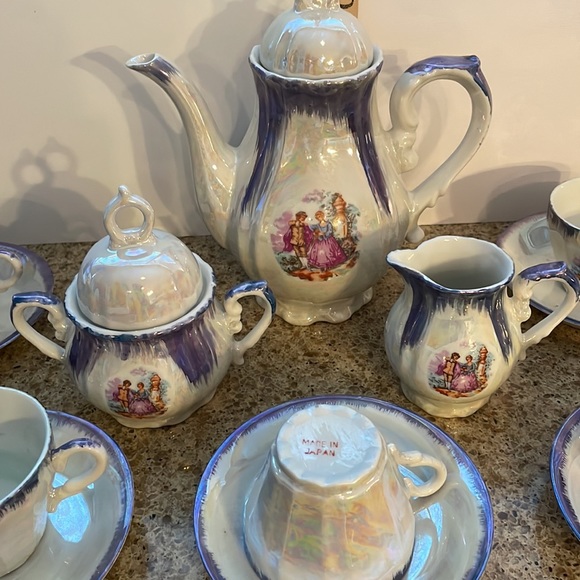Antique Vintage Tea Set 17 Pieces - Picture 5 of 6
